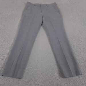 Express Pants Mens 34x31 Grey Extra Slim Fit Wool Blend Stretch Pleated Front